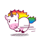 Unicorn Cartoon Fantasy Rainbow Set（個別スタンプ：17）