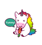 Unicorn Cartoon Fantasy Rainbow Set（個別スタンプ：31）