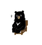 A black bear's life（個別スタンプ：37）