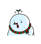 Santa claus X Snow man（個別スタンプ：21）