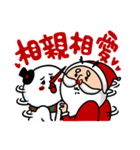 Santa claus X Snow man（個別スタンプ：37）
