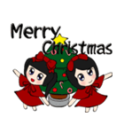 人気の面白いかわいドナ＆いちかクリスマス（個別スタンプ：1）