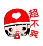 red heart girl（個別スタンプ：33）