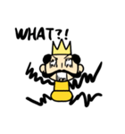 Funny King and Queen（個別スタンプ：18）