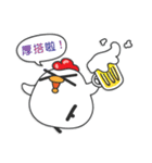 the thin pigeon and fat chicks（個別スタンプ：33）