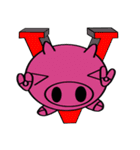 紅色の豚（個別スタンプ：2）