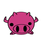 紅色の豚（個別スタンプ：4）