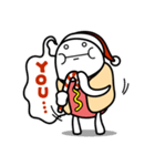 Hot Dog Man : Christmas（個別スタンプ：22）