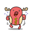 Hot Dog Man : Christmas（個別スタンプ：25）