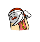 Hot Dog Man : Christmas（個別スタンプ：34）