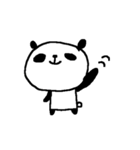 文字なしシンプルパンダ Panda（個別スタンプ：15）