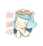 Bird eggs girl with bird（個別スタンプ：3）