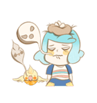 Bird eggs girl with bird（個別スタンプ：6）