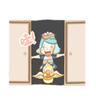 Bird eggs girl with bird（個別スタンプ：20）