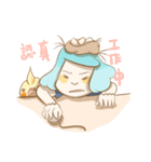 Bird eggs girl with bird（個別スタンプ：39）