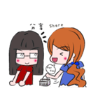 Girl and friend's  happy life(Chinese)（個別スタンプ：31）