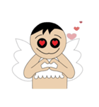 Funny Baby Angel（個別スタンプ：8）