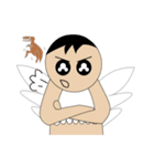 Funny Baby Angel（個別スタンプ：9）