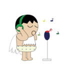 Funny Baby Angel（個別スタンプ：10）