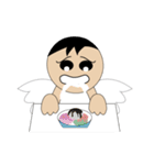 Funny Baby Angel（個別スタンプ：11）