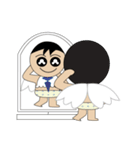 Funny Baby Angel（個別スタンプ：15）