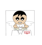 Funny Baby Angel（個別スタンプ：17）