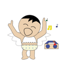 Funny Baby Angel（個別スタンプ：32）