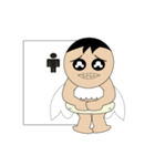 Funny Baby Angel（個別スタンプ：38）