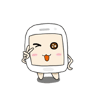 crazy phone man (colorful version)（個別スタンプ：26）