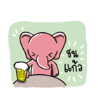 elephant pastel（個別スタンプ：10）