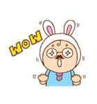 Home Sweet Home - Lovely dad ＆ mom bunny（個別スタンプ：12）