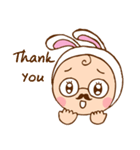 Home Sweet Home - Lovely dad ＆ mom bunny（個別スタンプ：29）