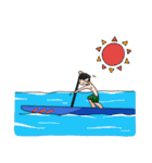 Stand Up Paddle(SUP)Life 1（個別スタンプ：17）