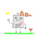 くれよんロボット（個別スタンプ：1）