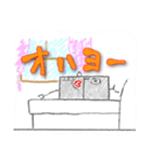 くれよんロボット（個別スタンプ：2）