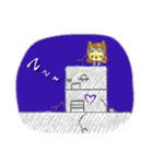 くれよんロボット（個別スタンプ：4）