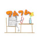 くれよんロボット（個別スタンプ：6）