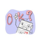 くれよんロボット（個別スタンプ：14）