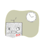 くれよんロボット（個別スタンプ：15）