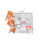 くれよんロボット（個別スタンプ：16）