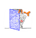 くれよんロボット（個別スタンプ：22）