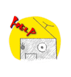 くれよんロボット（個別スタンプ：30）