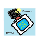 お騒がせ白黒綿棒君（個別スタンプ：40）