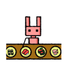 ピンクのうさぎ型ロボット「ロボうさ」（個別スタンプ：27）