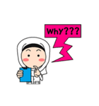 Hijab Nurse (English version)（個別スタンプ：31）