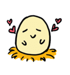 egg->chicken（個別スタンプ：2）