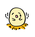 egg->chicken（個別スタンプ：3）