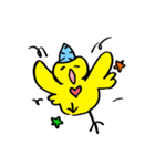 egg->chicken（個別スタンプ：11）