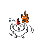 egg->chicken（個別スタンプ：12）