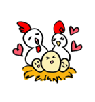 egg->chicken（個別スタンプ：23）